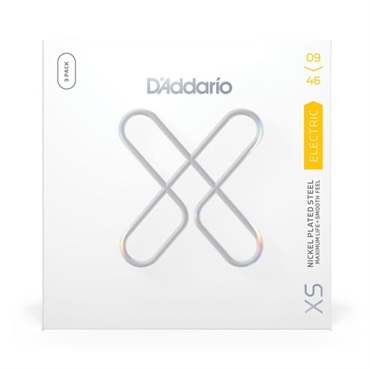D’Addario XS Nickel Strings 3 Pack [XSE0946-3P/Super Light 09-46]