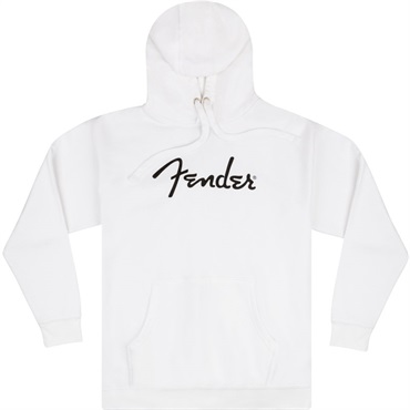 Fender USA Fender Spaghetti Logo Hoodie Olympic White (XL Size) (9113103606)