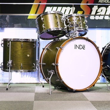 Flex-Tuned Maple 4pc Drum Kit [22BD，16FT，12&10TT] -Matte Olive Lacquer 値下げしました！