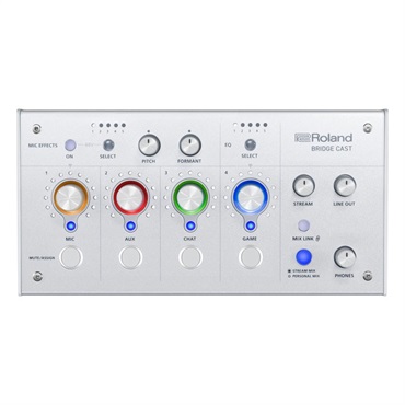 【夏先取り大特価セール】BRIDGE CAST White(デュアルバス対応・配信・ゲーミングミキサー)(ローランド)(ブリッジキャスト)
