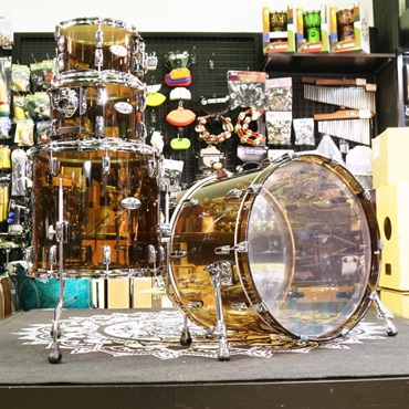 Pearl CRB524P/C #755 [CRYSTAL BEAT 4pc Drum Shell Pack / Frost Acrylic] - Liquid Smoke 【Crystal Beat発売50周年/国内限定2セット】