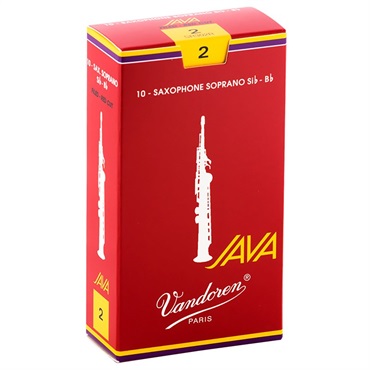 《硬さ：2》ソプラノサックス用リード バンドレン JAVA(ジャバ) ファイルド レッドカット 【宅配便発送】【正規輸入品】