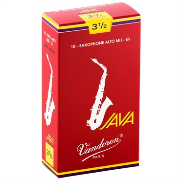 《硬さ：3-1/2》アルトサックス用リード バンドレン JAVA(ジャバ) ファイルド レッドカット 【宅配便発送】【正規輸入品】