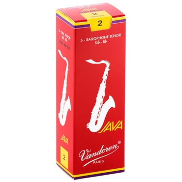 VANDOREN 《硬さ：2》テナーサックス用リード バンドレン JAVA(ジャバ) ファイルド レッドカット 【宅配便発送】【正規輸入品】