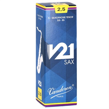 VANDOREN 《硬さ：2.5》テナーサックス用リード バンドレン V21 【宅配便発送】【正規輸入品】