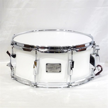 CANOPUS JSB-1465 - Matt White [刃 II YAIBA Birch Snare Drum 14×6.5]