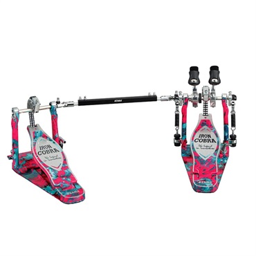 TAMA 【TAMA 50th LIMITED】 HP900RWMCS [IRON COBRA Marble Edition Rolling Glide Twin Pedal／Coral Swirl] 【限定品】