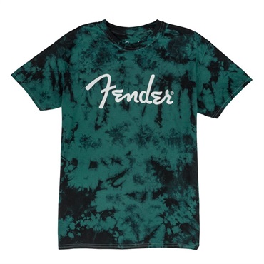 FENDER(R) SPAGHETTI LOGO TIE-DYE T-SHIRT (L Size)(#9122421506)