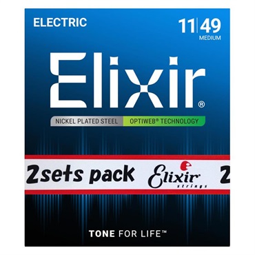 Electric Nickel Plated Steel with OPTIWEB Coating 2SET PACK #19102  (Medium/11-49)