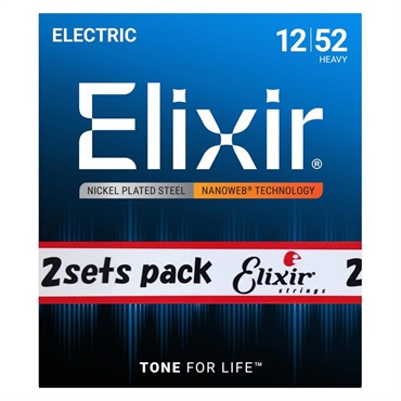 Electric Nickel Plated Steel with NANOWEB Coating 2SET PACK #12152 (Heavy/12-52)