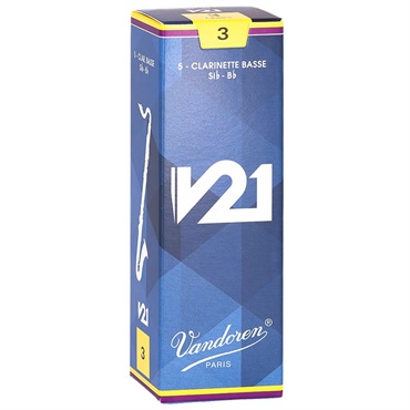 VANDOREN 《硬さ：3》バスクラリネット用リード バンドレン V21 【宅配便発送】【正規輸入品】