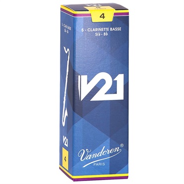 VANDOREN 《硬さ：4》バスクラリネット用リード バンドレン V21 【宅配便発送】【正規輸入品】