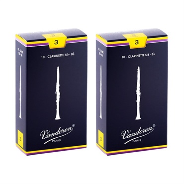 【2個セット】《硬さ：3》B♭クラリネット用リード バンドレン Traditional (青箱) 【宅配便発送】【正規輸入品】