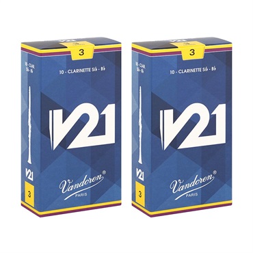 【2個セット】《硬さ：3》B♭クラリネット用リード バンドレン V21 【宅配便発送】【正規輸入品】