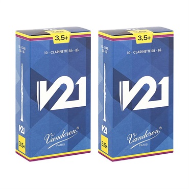 【2個セット】《硬さ：3.5+》B♭クラリネット用リード バンドレン V21 【宅配便発送】【正規輸入品】