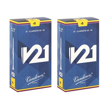 【2個セット】《硬さ：4》B♭クラリネット用リード バンドレン V21 【宅配便発送】【正規輸入品】