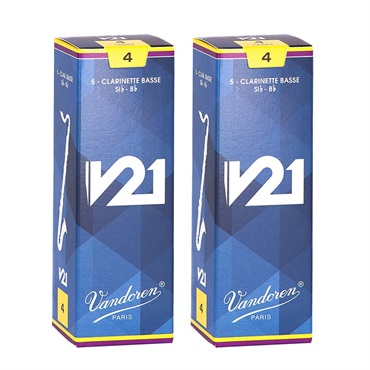 【2個セット】《硬さ：4》バスクラリネット用リード バンドレン V21 【宅配便発送】【正規輸入品】