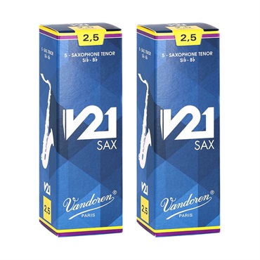 【2個セット】《硬さ：2.5》テナーサックス用リード バンドレン V21 【宅配便発送】【正規輸入品】