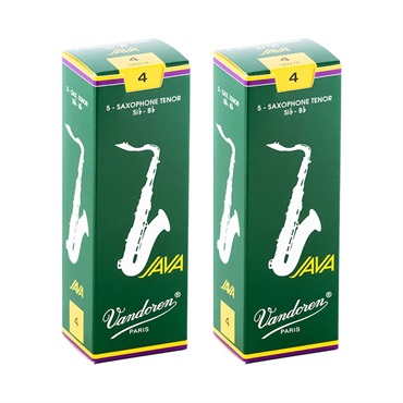 VANDOREN 【2個セット】《硬さ：4》テナーサックス用リード バンドレン JAVA (ジャバ) 【宅配便発送】【正規輸入品】