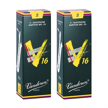 【2個セット】《硬さ：2》バリトンサックス用リード バンドレン V16 【宅配便発送】【正規輸入品】