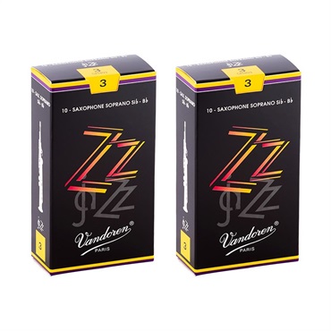 【2個セット】《硬さ：3》ソプラノサックス用リード バンドレン ZZ (ジージー) 【宅配便発送】【正規輸入品】