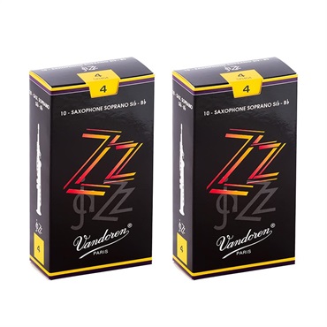 【2個セット】《硬さ：4》ソプラノサックス用リード バンドレン ZZ (ジージー) 【宅配便発送】【正規輸入品】
