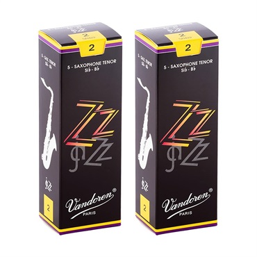 VANDOREN 【2個セット】《硬さ：2》テナーサックス用リード バンドレン ZZ (ジージー) 【宅配便発送】【正規輸入品】