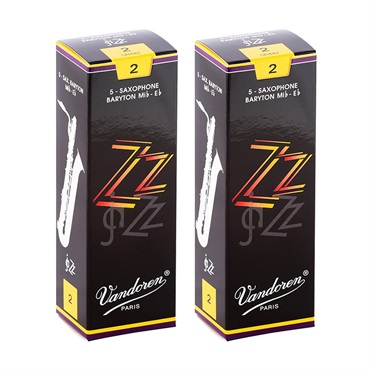 【2個セット】《硬さ：2》バリトンサックス用リード バンドレン ZZ (ジージー) 【宅配便発送】【正規輸入品】