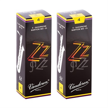 【2個セット】《硬さ：4》バリトンサックス用リード バンドレン ZZ (ジージー) 【宅配便発送】【正規輸入品】