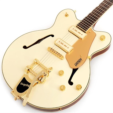 Electromatic Pristine LTD Center Block Double-Cut with Bigsby (White Gold/Laurel)