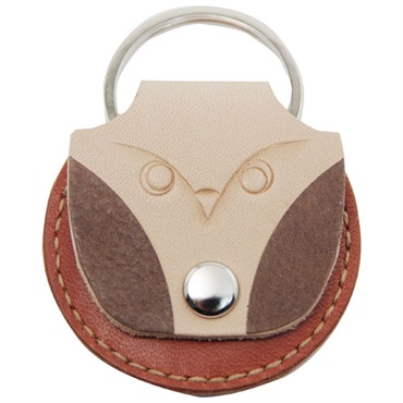 【夏のボーナスセール】 日本製手縫い本革ピックケース OWL (フクロウ)