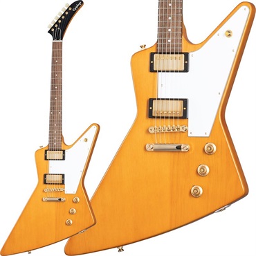 Inspired by Gibson Custom Shop 1958 Korina Explorer (Aged Natural/White Pickguard) 【特価】