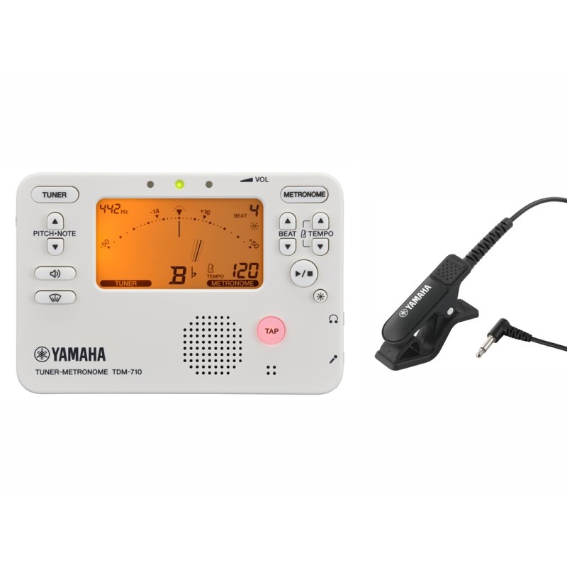 ヤマハ / TDM-710IV チューナー & メトロノーム + TM-40BK (ブラック)チューナー用 マイクロフォンセット 【セットがお買い得!!】の商品画像