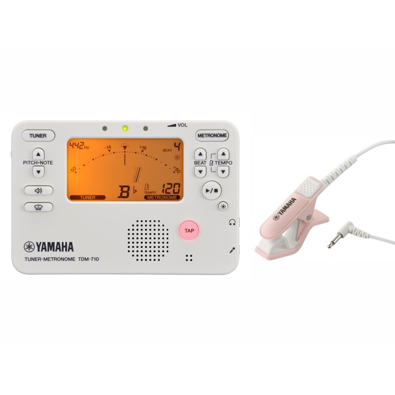 ヤマハ / TDM-710IV チューナー & メトロノーム + TM-40PK (ピンク)チューナー用 マイクロフォンセット  【セットがお買い得!!】の商品画像