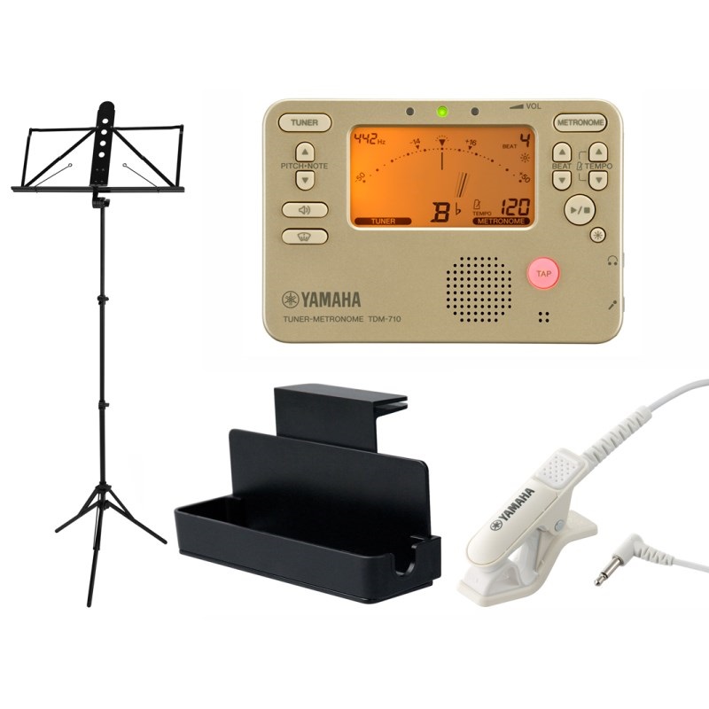 ヤマハ / TDM-710GL チューナー & メトロノーム 4点セット（TDM-710GL/TM-40IV/MS-RKDX/MS-260AL） 【セットがお買い得!!】の商品画像