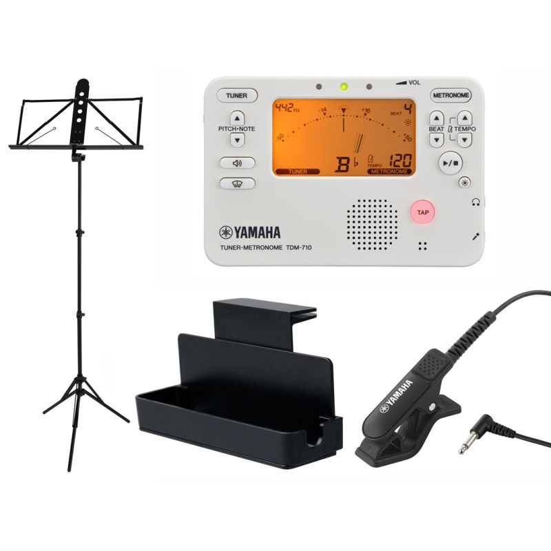 ヤマハ / TDM-710IV チューナー & メトロノーム 4点セット（TDM-710IV/TM-40BK/MS-RKDX/MS-260AL） 【セットがお買い得!!】の商品画像