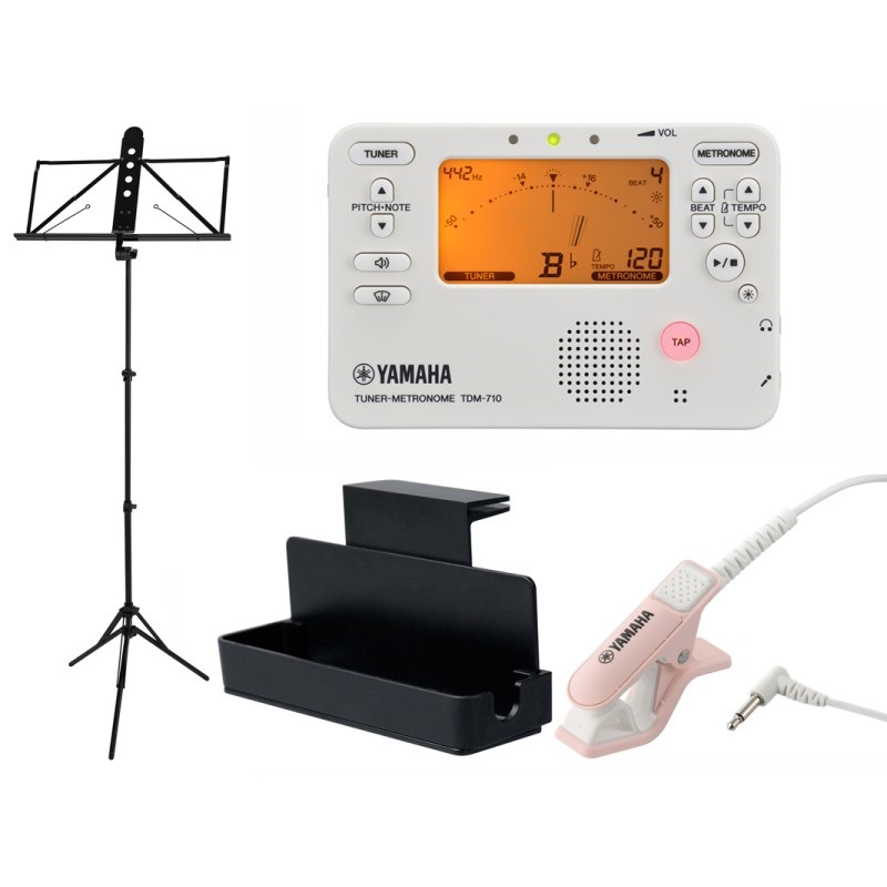 ヤマハ / TDM-710IV チューナー & メトロノーム 4点セット（TDM-710IV/TM-40PK/MS-RKDX/MS-260AL） 【セットがお買い得!!】の商品画像