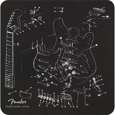 【生産完了品】Fender Mousepad (Exploded Strat) [9106108003]