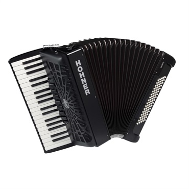 (アコーディオン専門店・出荷前検品発送)Bravo III 80 BLK (カラー：ブラック) HOHNER ホーナー アコーディオン 入門向け ピアノ式 37鍵盤 中型