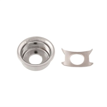 Input Cup Jackplate for Telecaster (Nickel) [AP-0275-001]