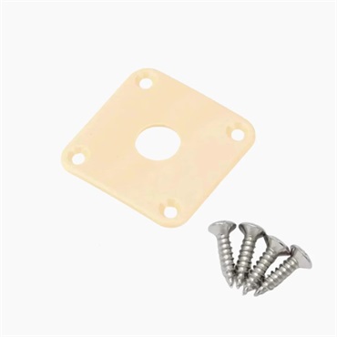 【お取り寄せ商品】 CREAM PLASTIC JACKPLATE/AP-0633-028