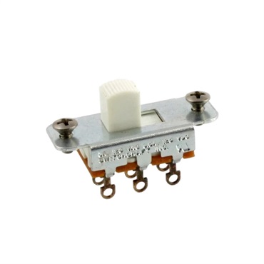 【お取り寄せ商品】 SWITCHCRAFT WHITE ON-ON SLIDE SWITCH/EP-0260-025