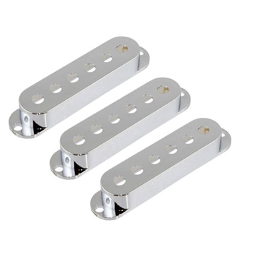 Plastic Pickup Covers for Stratocaster (Chrome) (3個セット) [PC-0406-010]