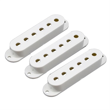 【お取り寄せ商品】 SET OF 3 WHITE PICKUP COVERS FOR STRATOCASTER/PC-0406-025