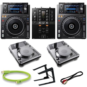 XDJ-1000MK2 + DJM-250MK2 クラブスタイル8点SET 【本体保護カバー & 高品質USBケーブル付属】(パイオニアディージェー)