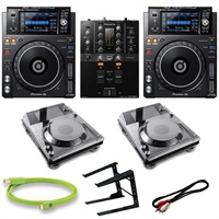 XDJ-1000MK2 + DJM-250MK2 クラブスタイル8点SET 【本体保護カバー & 高品質USBケーブル付属】(パイオニアディージェー)