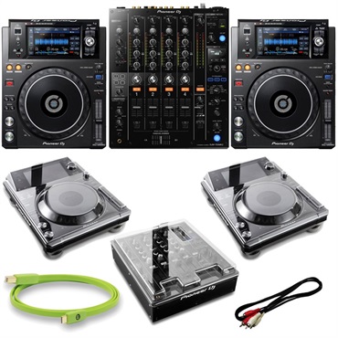 XDJ-1000MK2 + DJM-750MK2 クラブスタイル8点SET 【本体保護カバー & 高品質USBケーブル付属】(パイオニアディージェー)