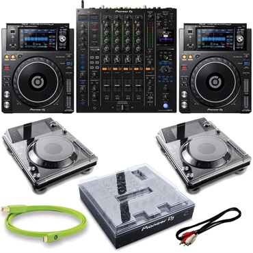 XDJ-1000MK2 + DJM-A9 クラブスタイル8点SET 【本体保護カバー & 高品質USBケーブル付属】(パイオニアディージェー)