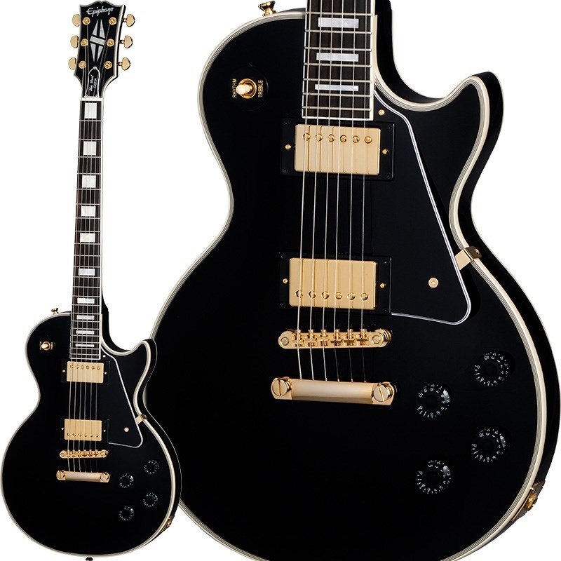 Inspired by Gibson Custom Shop Les Paul Custom (Ebony)の商品画像