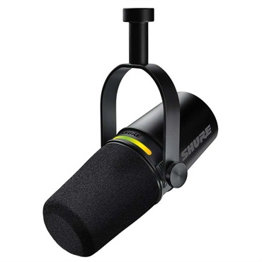 SHURE 【数量限定アクセサリーボーナス キャンペーン！】MV7+(ブラック)(MV7+-K-J)(配信/ゲーミング定番/USBダイナミックマイク)(国内正規品2年保証)(シュア)